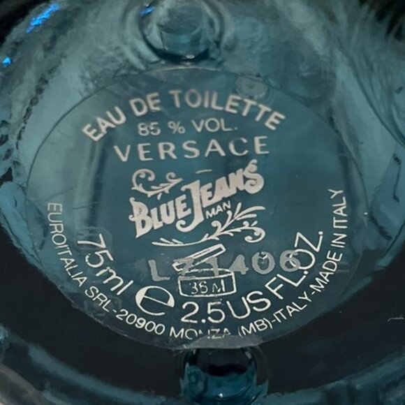 Versace Tin and empty Bottle Versace Blue jeans - for decoration or collection - Picture 7 of 7